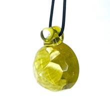 Load image into Gallery viewer, shane smith faceted pendant yellow
