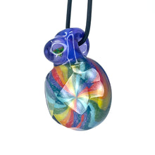 Load image into Gallery viewer, Shane Smith // Rainbow Faceted Pendant - Purple
