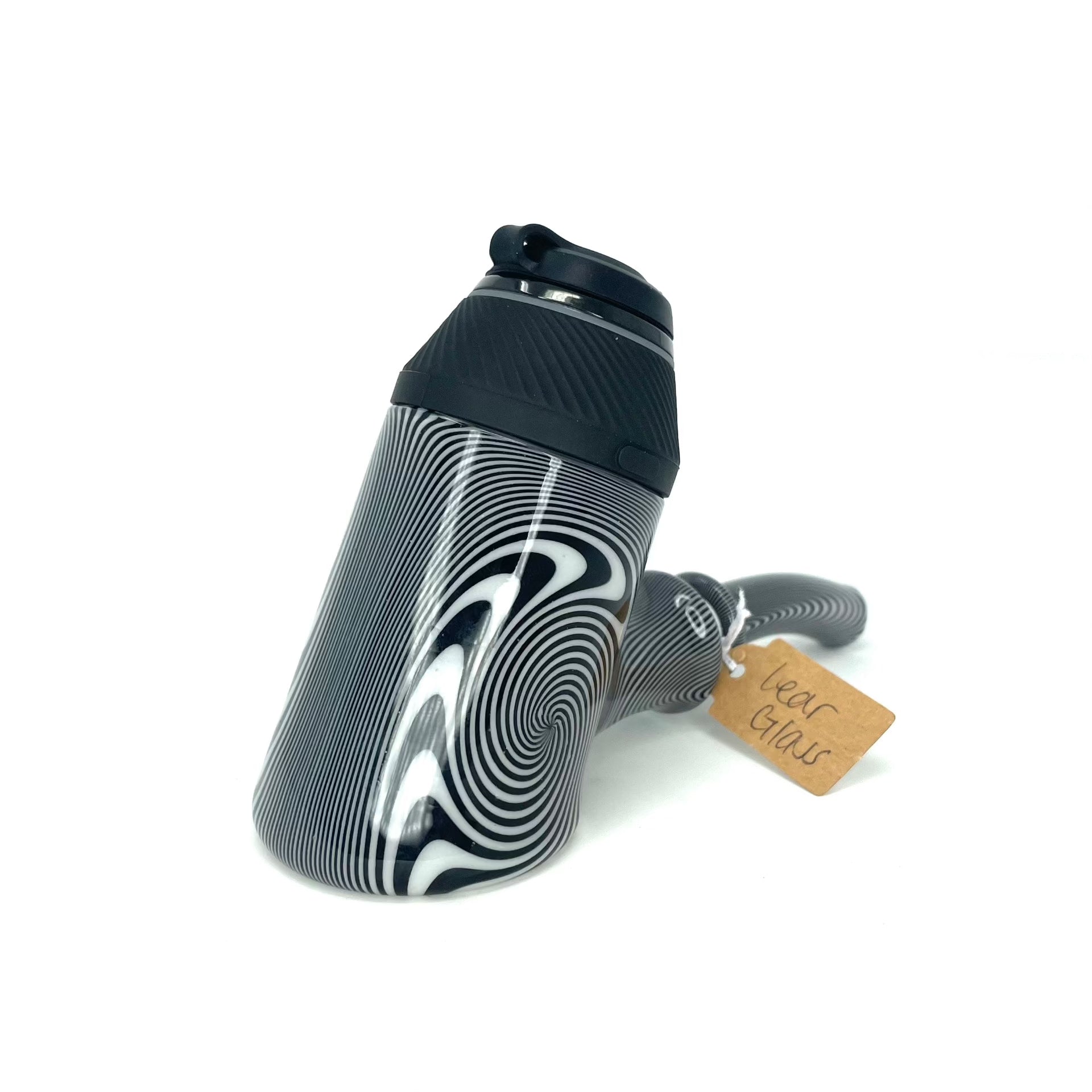 Lear Glass // Swirl Proxy Attachment Black and White Smokers Rock Hill Fort Mill