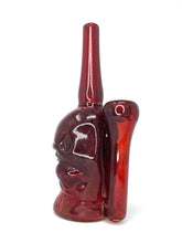 Load image into Gallery viewer, Shaggy Glass // Red Face Bubbler
