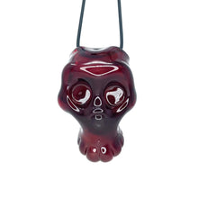 Load image into Gallery viewer, jason hoyes red skull pendant
