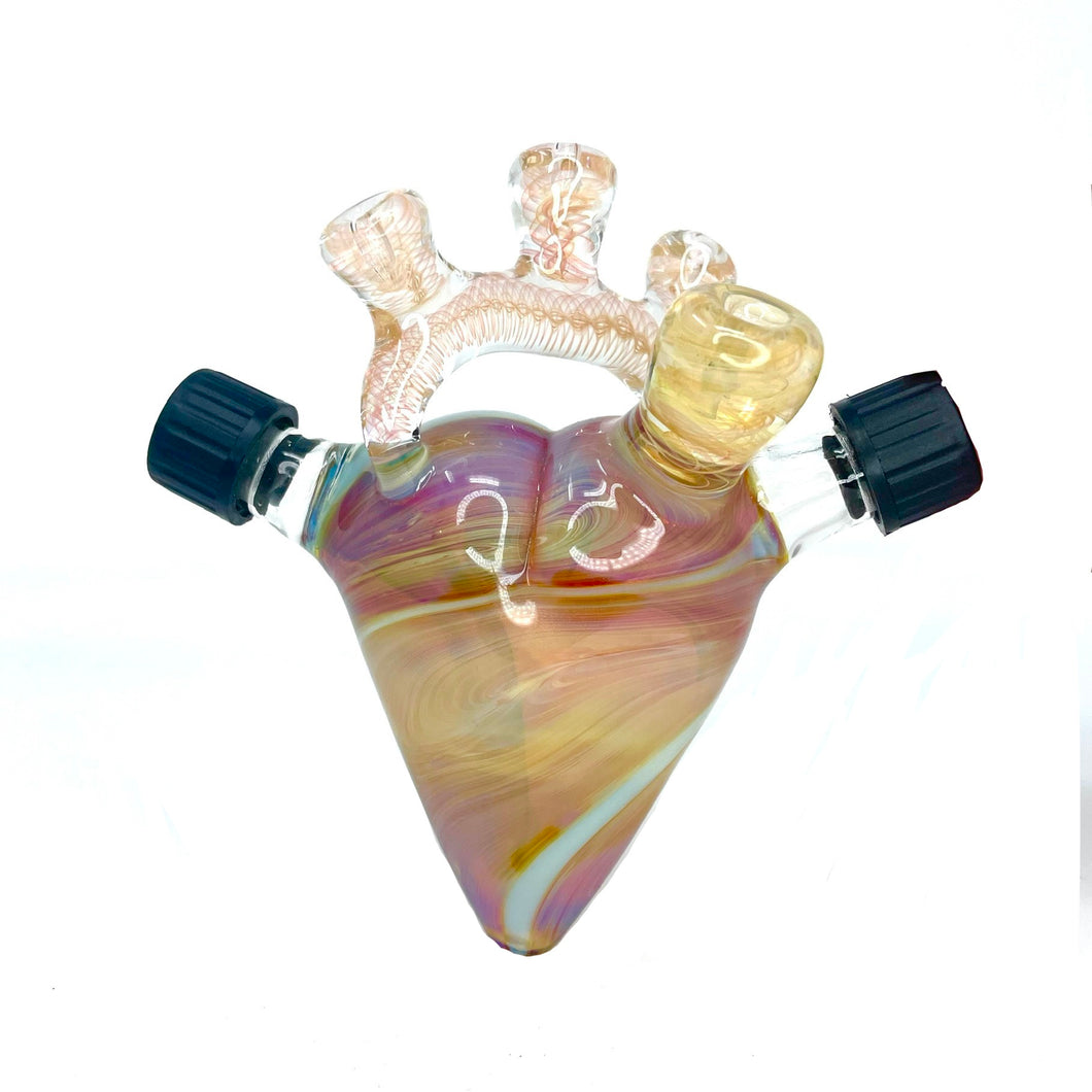 Minguez Glass // Heart Flask Rig