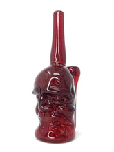 Load image into Gallery viewer, shaggy-glass-red-face-bubbler
