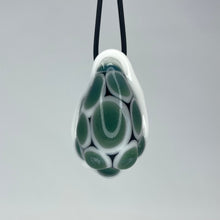 Load image into Gallery viewer, malachite turtle pendant turquoise
