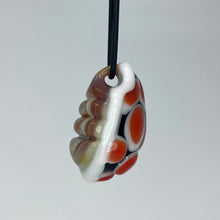 Load image into Gallery viewer, Malachite Glass // Turtle Pendant - Red
