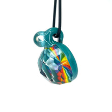Load image into Gallery viewer, Shane Smith // Rainbow Faceted Pendant - Blue
